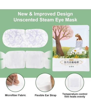 MEECI 16-Pack Steam Eye Mask for Sleeping and Dry Eyes - Disposable Warm Compress Masks for Dark Circles and Puffiness Relief - Soothing Eye Care Pads - Unscented - Buy Online on GoSupps.com