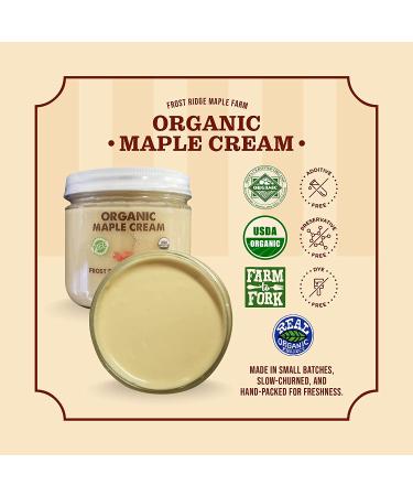 Frost Ridge Organic Maple Cream - 16 OZ | Pure Maple Goodness - Buy Online on GoSupps.com