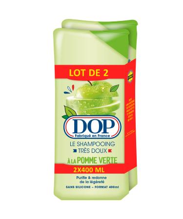 Dop Oily Hair Very Gentle Shampoo with Green Apple Pack of 2