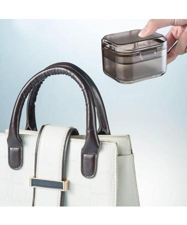 Bexdug Denture Bath | Stylish Removable Mouth Guard Container & Tooth Storage Box - Black - Buy Online on GoSupps.com
