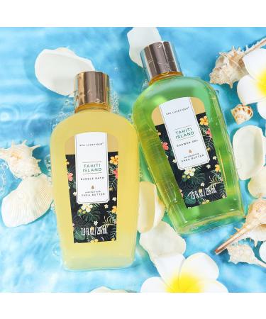 Luxetique Women's Spa Gift Set | 8PC Tahiti Island Bathing Set & Essentials | Perfect Pamper Gifts for Mom & Birthday Presents | Mother's Day Gift - Buy Online on GoSupps.com