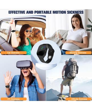 Mennyo Motion Sickness Wristband | Adjustable Acupressure Bracelet for Nausea Relief | Timer Function & 3 Steps | Effective for Morning Nausea & Motion Sickness - Buy Online on GoSupps.com