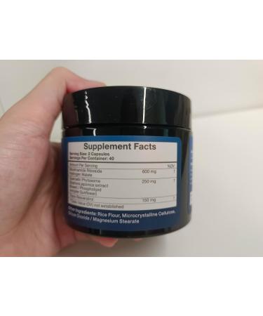 NAD+ Supplement 1000mg - Nicotinamide Riboside (NR) and Resveratrol Liposomal NAD of Pure Organic Ingredients for Women & Men Healthy Aging Brain and Cellular Energy 80 Capsules 80 Count (Pack of 1) - Buy Online on GoSupps.com