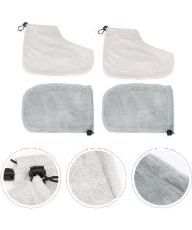 DECHOUS 2 Paires Cire Et Prot ge-mains Pour Bain De Paraffine Set De Mitaines De Paraffine Pour Soins Cire Chaude - Buy Online on GoSupps.com