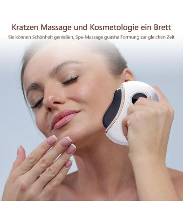 Shop Gua Sha Facial Tools - Electric Massage Device & Heated Scratch Massagers for Swelling Reduction (Black) - Buy Online on GoSupps.com