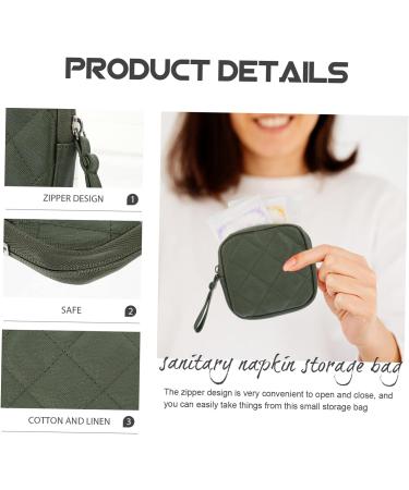 Lurrose Napkin Storage Bag - Travel Coin Purse for Women, Menstrual Pad & Tampon Container - Buy Online on GoSupps.com