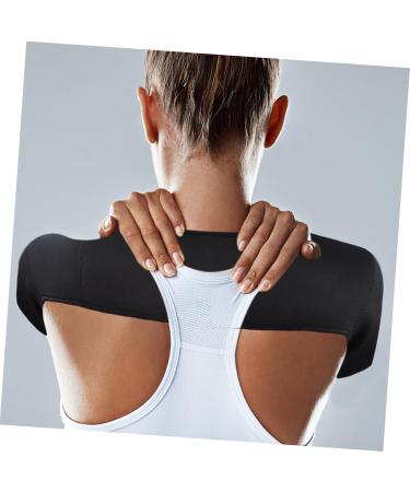 Warm Double Shoulder Support Brace - Heated Shoulder Pads for Men | Fitness Stabilizer Protector - Buy Online on GoSupps.com