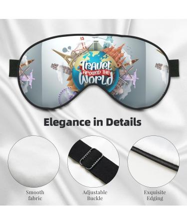 Adjustable Double-Sided Travel Sleep Mask | Soft Eye Covers for Perfect Shading & Reduced Eye Edema - Shop Worldwide - Buy Online on GoSupps.com