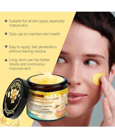  LinBomZony Set of 4 firming creams with bee venom anti-aging treatment deep moisturizing formula reduces wrinkles fine lines and dark spots moisturizing cream - Buy Online on GoSupps.com