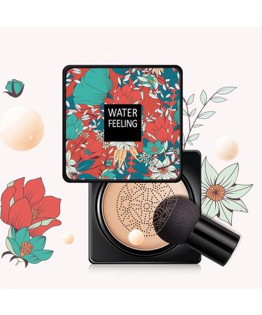 PICKX Mushroom Head Air Cushion CC Cream Concealer Full Coverage Foundation Moisturizing Concealer Makeup Base Lasting Brightening Liquid Foundation for All Skin Even Skin Tone (A-2PC) 1 g (Pack of 1) A-2PC - Buy Online on GoSupps.com