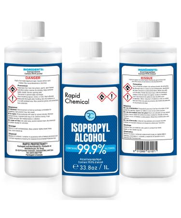 99% Isopropyl Alcohol - Made in Canada - 1L x 4 Pack USP Grade Isopropyl Rubbing Alcohol - 4 Litre Isopropyl Alcohol 99 Percent - Bottle 99.9% Alcohol (1 Litre x 4 Pack / 4L / 1 Gallon) - Buy Online on GoSupps.com