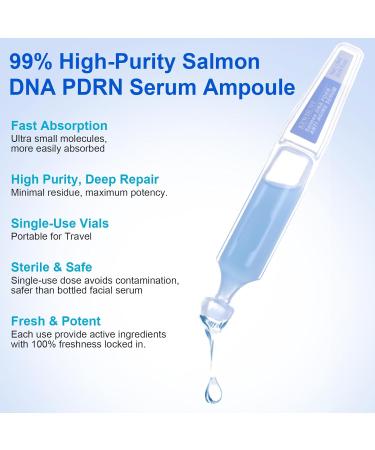 30e Salmon DNA PDRN Anti-Aging Facial Serum + 5ea Madecassoside Sheet Mask Blemish Repair - Buy Online on GoSupps.com