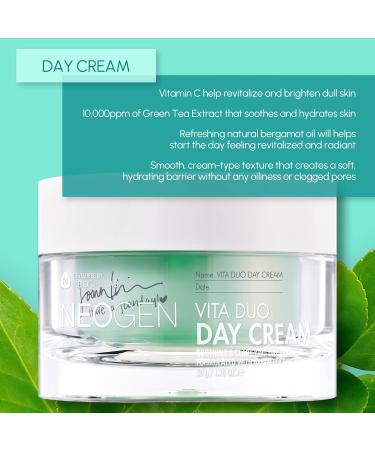 NEOGEN x JOAN KIM Vita Duo Day Cream Brightening Hydrating Soothing with Vitamin C & Green Tea | Korean Skin Care (50g - Buy Online on GoSupps.com