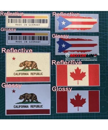 Maryland State Flag Crab Vinyl Decal Sticker - 3 Pack Reflective - 3, 4, 6 Inches - Car Boat Laptop Cup Phone - Buy Online on GoSupps.com