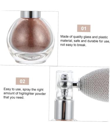 POPETPOP Sequins Body Bottle Gloss Tool Loose Dust Shimmer Blush Hair Women Spraying Glitter Makeup for As Shown 2 7.5x6cm - Buy Online on GoSupps.com