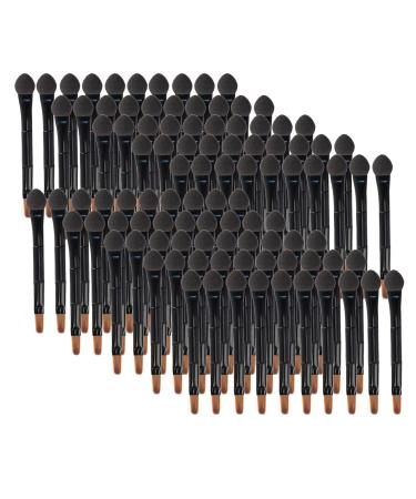 2-in-1 mini-one-way blid shadow and lip brush 100 pieces rose-blower load-bearing one-way lip glass brush/concealer brush/eyeshadow brush for even application of make-up no spastrous #3