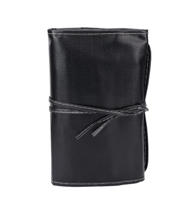 Premium Black Makeup Brush Set - Dense Soft Brushes for Eyeshadow & Face Powder | Portable Complete Kit for Beginners - Buy Online on GoSupps.com