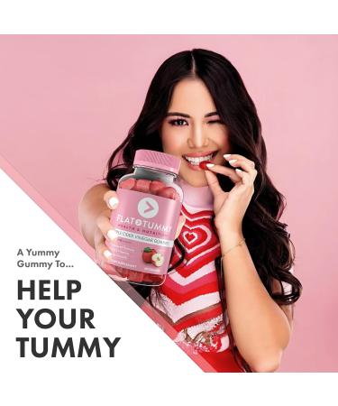 Flat Tummy Apple Cider Vinegar Gummies 60 Count (5 Pack) ACV Gummies Detox Support Gut Health Vegan-Friendly Non-GMO - Beet and Pomegranate Superfood Powders Vitamins B6 B9 & B12 60 Count (Pack of 5) - Buy Online on GoSupps.com
