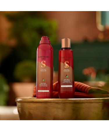 Sanctuary Spa Ruby Oud Shower Burst 200ml | Cruelty-Free & Vegan Foaming Body Wash - Buy Online on GoSupps.com