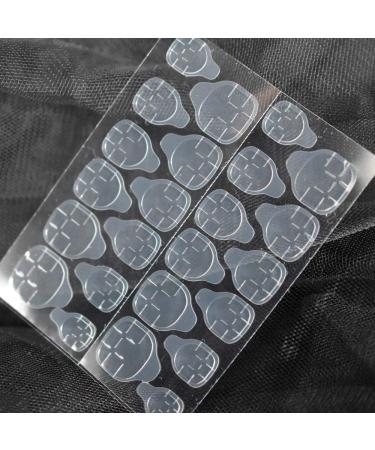 Ruby-Red Press On Ballet False Nails - Long Coffin Ballerina Style | 24pcs/set - Buy Online on GoSupps.com