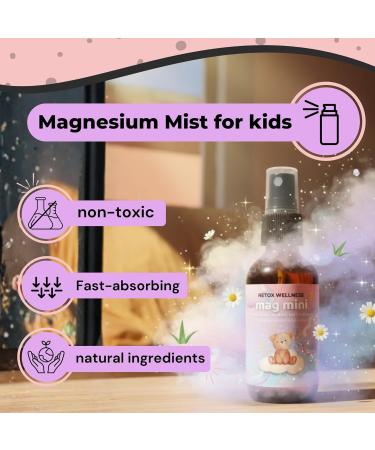 Retox Wellness Mag Mini Nighttime Mist 2oz| Calming Magnesium Mist for Kids| Magnesium Spray with Chamomile & Aloe Vera| Fast-Absorbing & Non-Sticky Formula| Feel Relaxed| Gentle Refreshing Spray - Buy Online on GoSupps.com