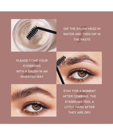  EONFAVE EONFAVE Waterproof Eyebrow Gel Long Lasting Shape with Brush Highly Pigmented Eyebrow Color Light and Non-Greasy Styling ( - Buy Online on GoSupps.com