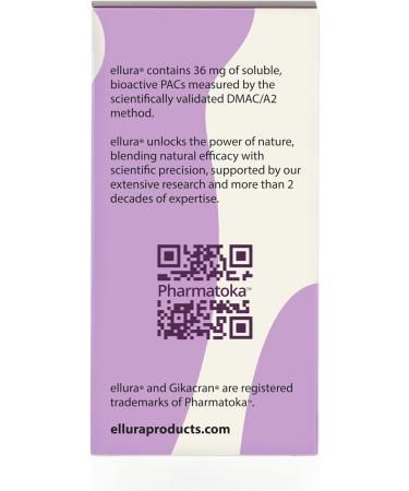 Ellura 36mg PAC (90 caps) Urinary Tract Supplement - 90 Count Pack - Highly Effective - Buy Online on GoSupps.com