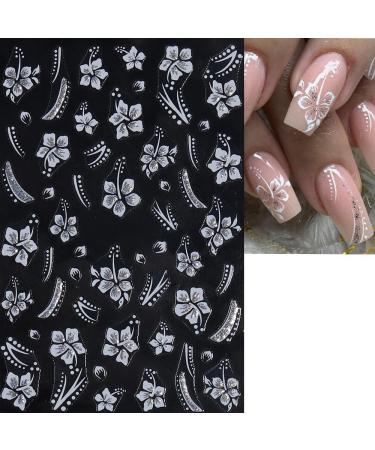 6 Sheets 5D Pink Butterfly Nail Stickers for Nail Art Heart Nail Decals Nail Stickers Self-Adhesive Pegatinas U as Flowers Heart Stickers Design Decoration Accessories for Daily Glitter - Buy Online on GoSupps.com