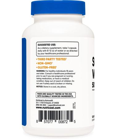 Nutricost St Johns Wort 500mg - 120 Vegetarian Capsules, Gluten Free, Non-GMO - Buy Online on GoSupps.com