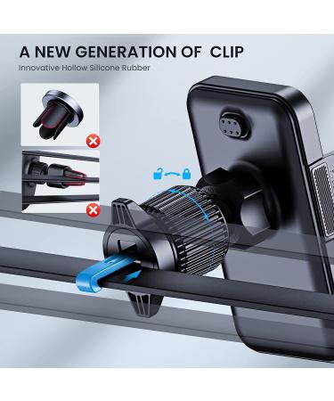 CINDRO Car Vent Phone Mount - Military-Grade Hook Clip Stand for Smartphone - Universal Black - Buy Online on GoSupps.com
