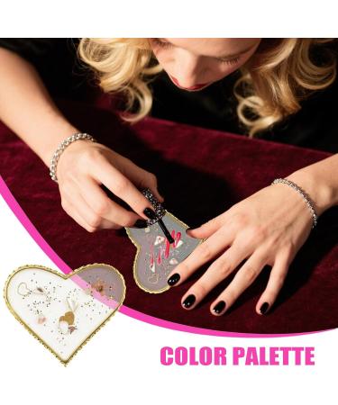  CGACCSD Nail Polish Color Display Board - Elegant Gold Resin Manicure Tray - Beauty Studio - For Women and Girls - Buy Online on GoSupps.com