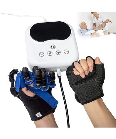ZZBB Exoskeleton Manual Training Exercise Rehabilitation Robot Gloves Intelligent Five Fingers Manual Training Functional Hand Splint Orthoses for Long-Term Relief Right-hand X-Large