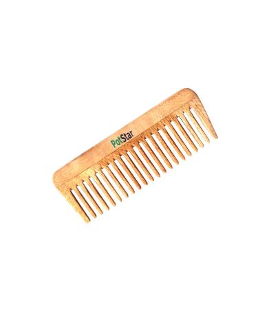 PotStar Hair Comb for All Hair Type Handcrafted wood Comb for Detangling Hair Comb For Thick Curly And Wavy Hair Non-Static and Eco-friendly Made in India Highness