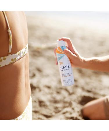 Bare Republic Mineral Sunscreen SPF 30 Sunblock Spray - Coconut Mango Scent - 6 Fl Oz - Buy Online on GoSupps.com