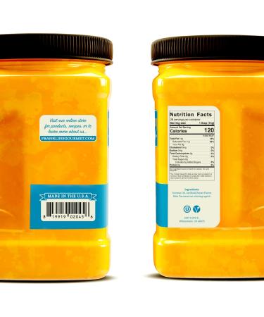 Franklin's Gourmet Popcorn Butter Flavored Coconut Oil - 14 oz Tub - Healthy & Delicious Movie Theater Taste - Gluten-Free, Vegan - Made in USA - Buy Online on GoSupps.com