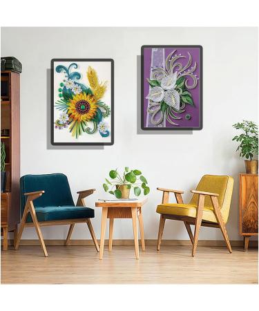 TRRCEPOS Partial Drill Diamond Painting  5D Diamond Painting Kit for Adults and Kids Diamond Flower Pictures 12 X 16 Inch (Diamond Flower-E) A-Diamond flower-E - Buy Online on GoSupps.com