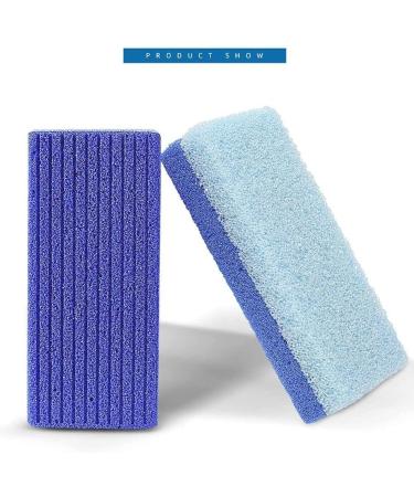 Foot Pumice Stone Exfoliating Pumice Stone Foot Scrubber Sponge Hard Skin Removal Foot Care for Callus Remover Feet Smooths Skin - Blue - Buy Online on GoSupps.com