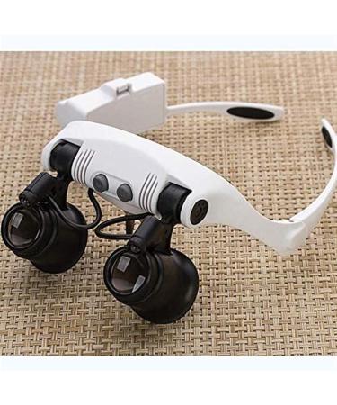 Lightweight Magnifying Glass Led10X 15X 20X 25X Interchangeable Double-Eye High-Definition Magnifying Glass for Identification Watch Repair Tool Lofty Ambition - Buy Online on GoSupps.com