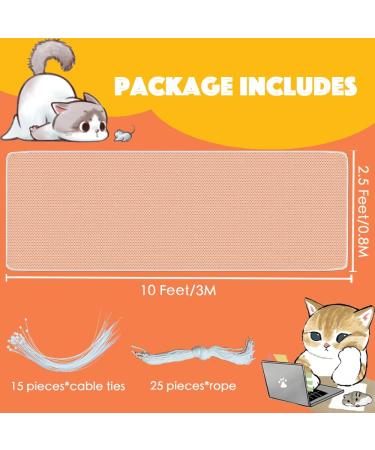 Cat Balcony Safety Net - Pet Anti-Fall Mesh Fence for Child Safety & Protection - Buy Online on GoSupps.com