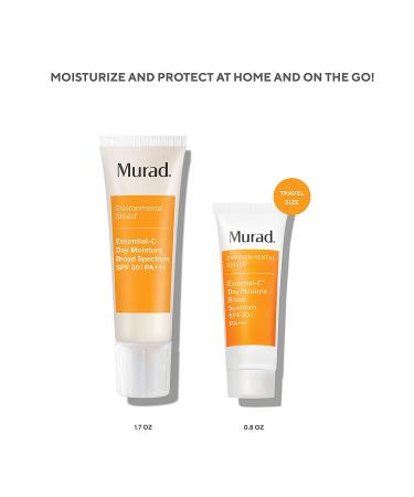 Murad Essential-C Day Moisture SPF 30 - Vitamin C Face Moisturizer - Brightens & Protects - 0.8 Fl Oz - Buy Online on GoSupps.com