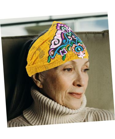 LIFKOME Retro Ethnic Headband Hair Bandanas for Women Bandana Headband Women Hair Accessories Vintage Bandana for Women Decorative Hair Bandana Vintage Hair Bandana Head Bandana for Women - Buy Online on GoSupps.com