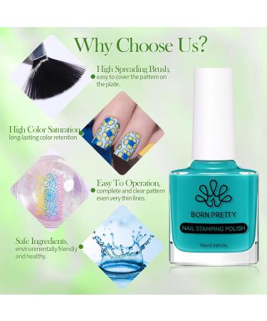Born Pretty Holographic Chameleon Nail Art Stamping Polish Set - 24 Colors for Manicure & Gift Collection - Buy Online on GoSupps.com