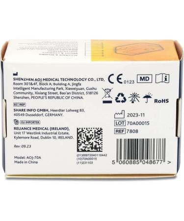 Reliance Medical Fingertip Pulse Oximeter - Fast & Accurate Multi-Function Monitor with HD OLED Screen - Buy Online on GoSupps.com