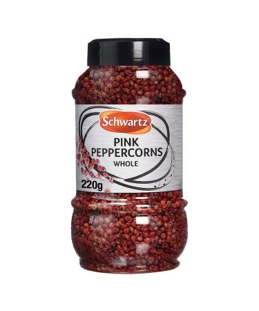 Schwartz for Chef Pink Peppercorns Sweet and Fruity Aromatic Flavour Beautiful Colour and Distinct Taste Perfect for Seafood and Fatty Meats 220g