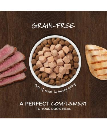 Instinct Grain-Free Beef Dog Food Topper - Healthy Cravings with Gravy, 3oz (Pack of 12) - Buy Online on GoSupps.com
