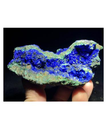 Azurite 318.8gRare Natural Quartz Crystal Natural Azurite Malachite Gemstone paragenetic Stone aural Natural Rough Stone Crystal
