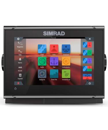 Simrad GO7 XSR - 7-inch Chartplotter with HDI Transducer, C-MAP Discover Chart Card HDI Xdcr 7-inch