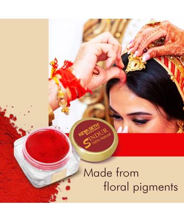 Keya Seth Aromatherapy Sindur Dust Red 3 g (Pack of 3) - Vibrant Red Shade - Buy Online on GoSupps.com
