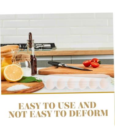 2pcs Organizer Kitchen Fridge Container for Egg Reusable Home Holder Storage Bin re-usable - Buy Online on GoSupps.com