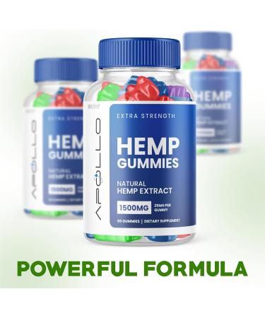 Apollo Hemp Gummies - Apollo Hemp Gummies Apollo Hemp Gummies with Premium Hemp Apollo Hemp Gummies Advanced Hemp Formula 25mg Hemp Per Gummy 1500mg Hemp Per Bottle Hemp Supplement (60 Gumimes) - Buy Online on GoSupps.com